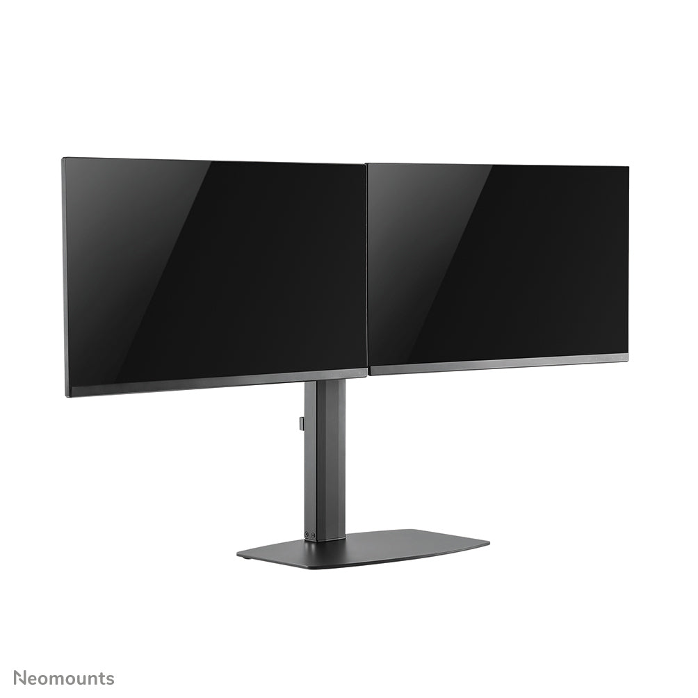 Neomounts Tischhalterung, Dual, Standfuss, bis 27", höhenverstellbar, neigen/schwenken/drehen, schwarz