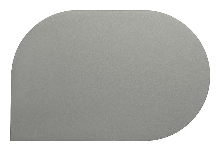 Kela Tischset – Kunstleder (PU), Hellgrau, 45 × 30 cm