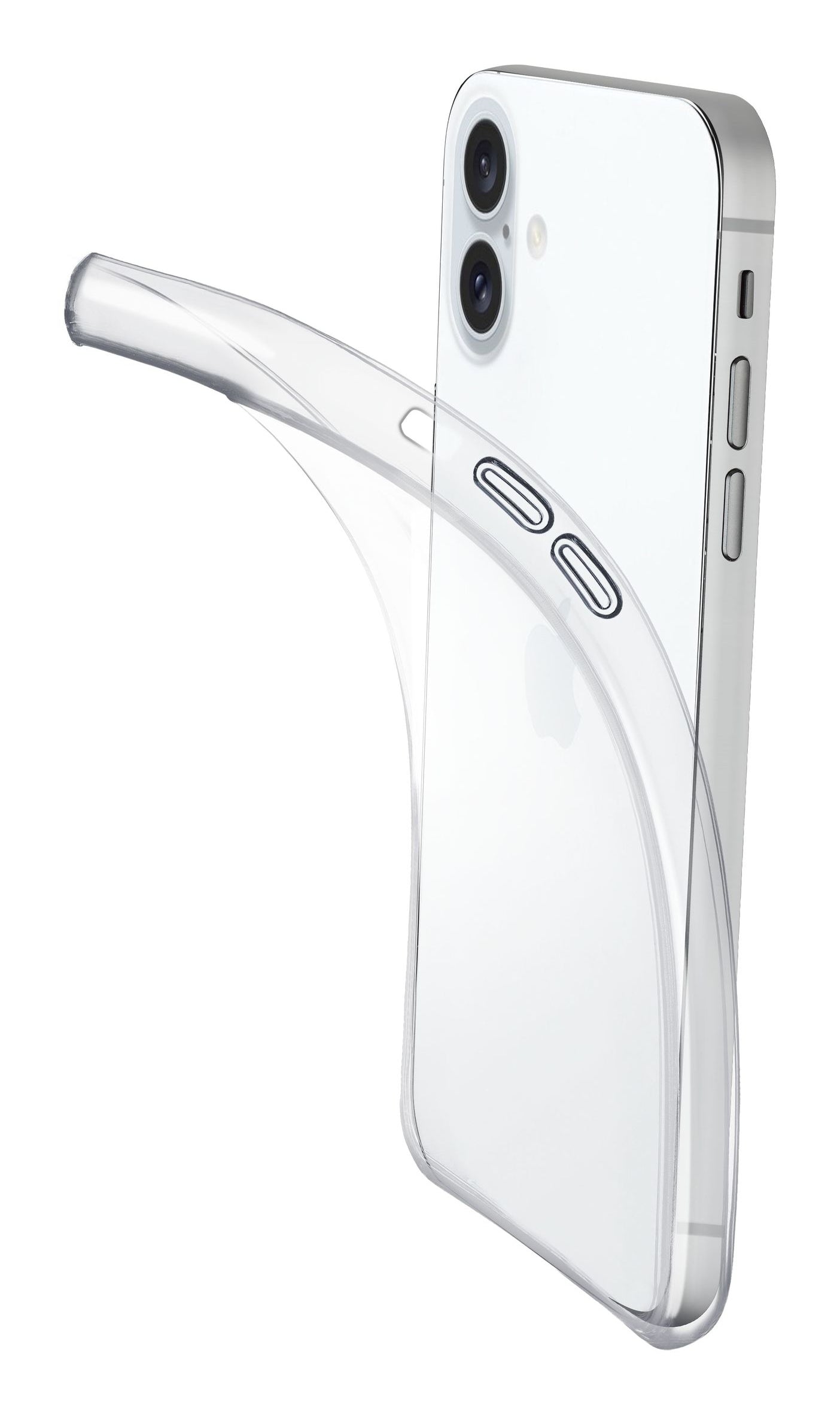 Cellularline Backcover – für Apple iPhone 16 – transparent – TPU