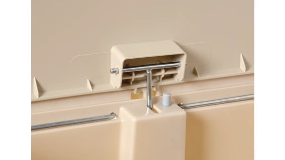 Rubbermaid Slim Jim Treteimer – 15,1 l – Kunststoff (PE), rechteckig – beige