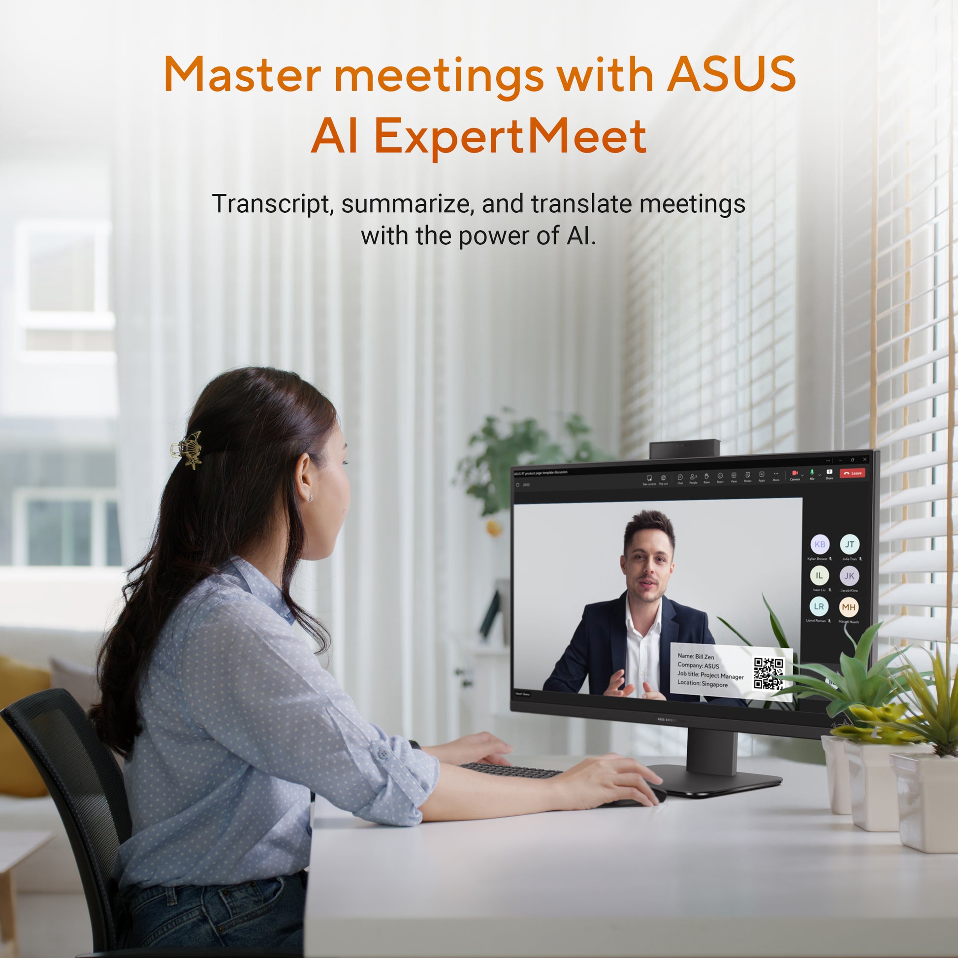 ASUS ExpertCenter P600 All-in-One – 27,0" Full HD, AMD Ryzen AI 7 350, 16 GB RAM, 512 GB SSD, Windows 11 Pro