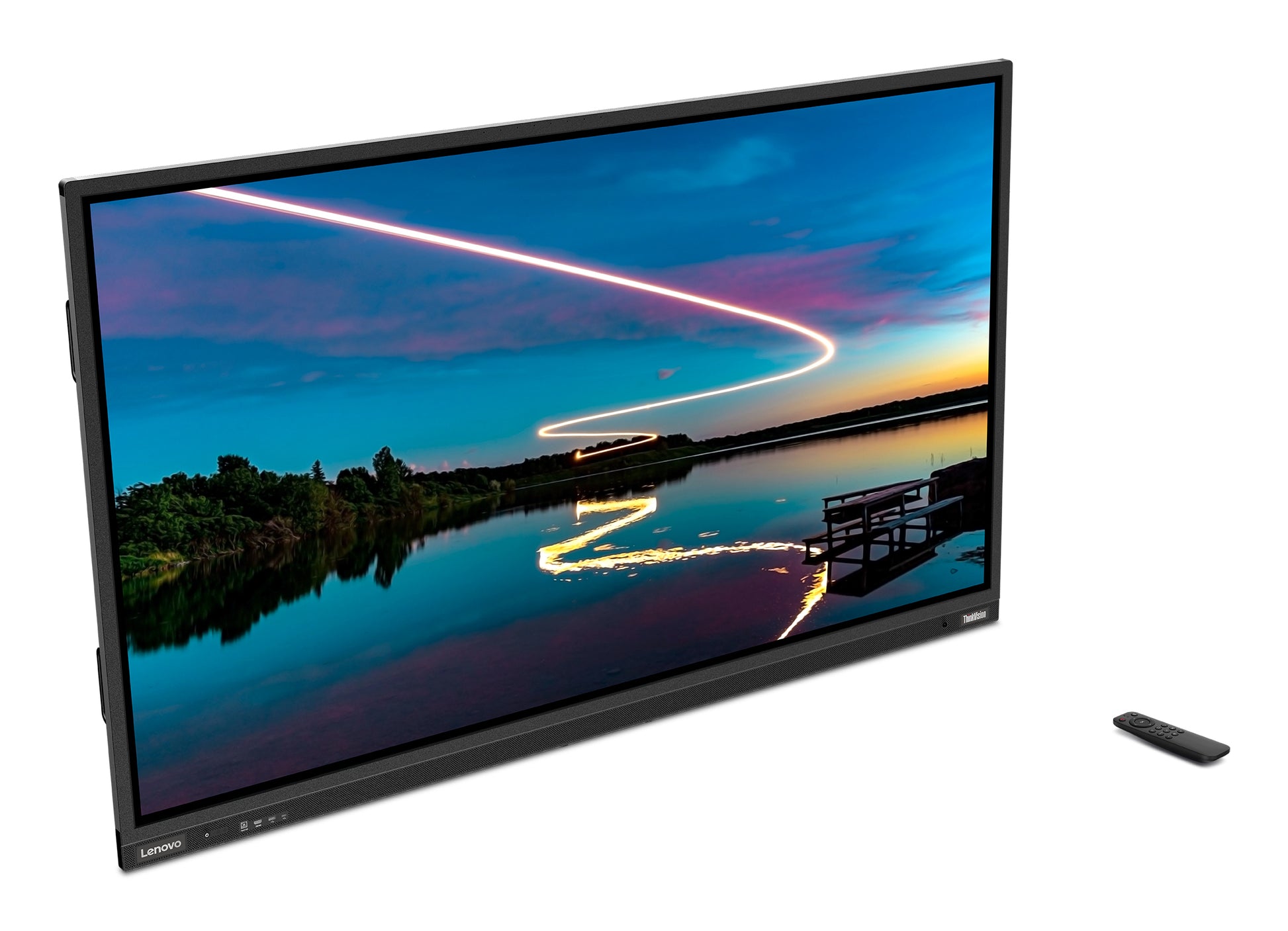 Lenovo ThinkVision T86 – 85,8" Touch, 3840 × 2160 (4K), VA, Webcam, LAN