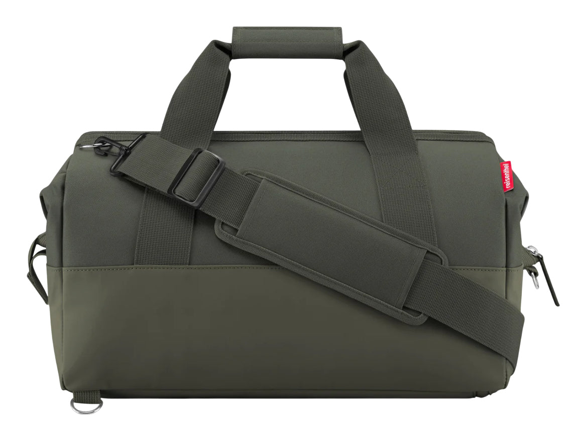 Reisenthel Sporttasche allrounder M – 23 l, aus rPET, dunkelgrün, 45 × 33 × 30 cm