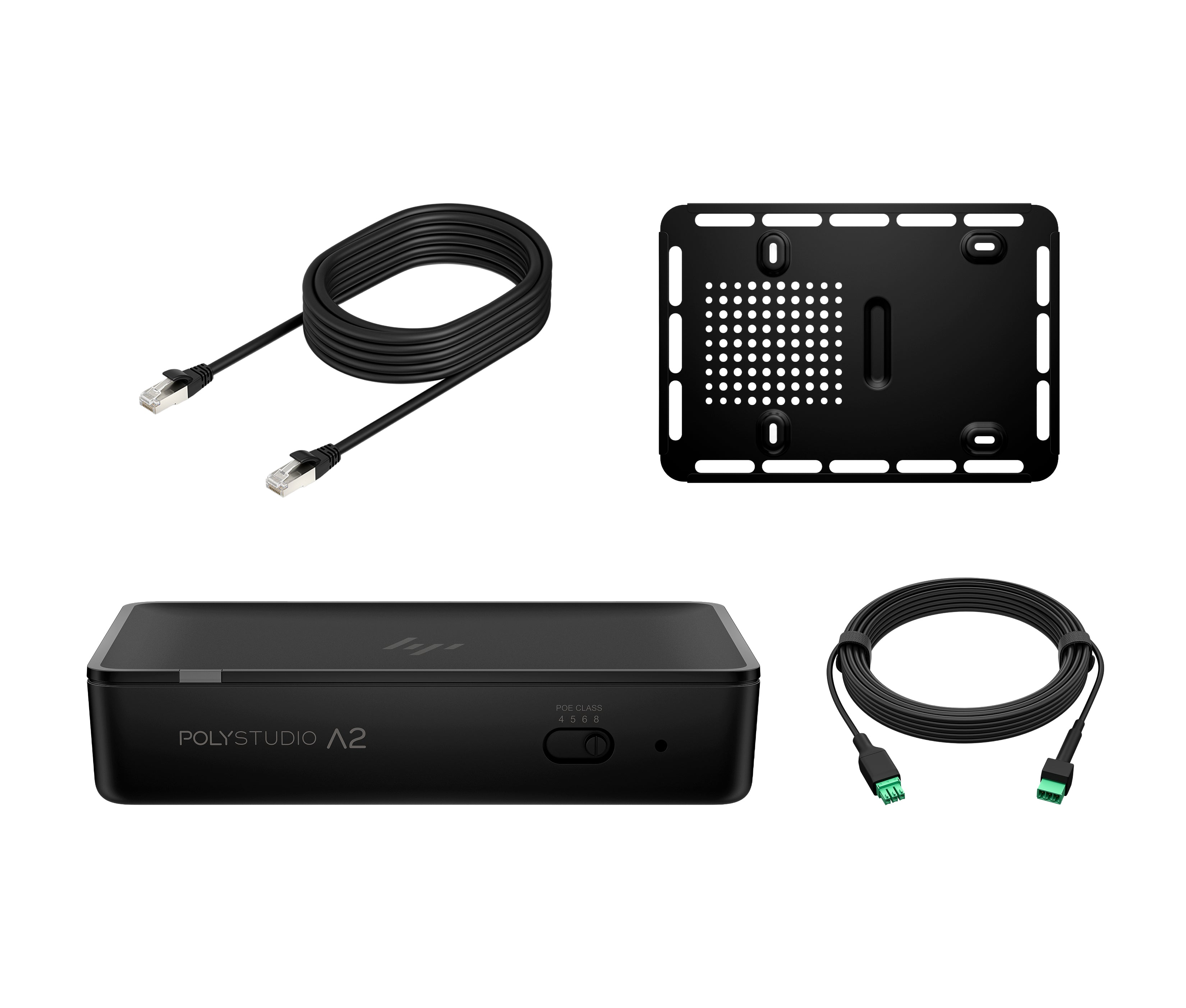 HP Poly Poly Studio A2 – Audio-Bridge – für Poly Studio G62, Poly Studio X72, Poly Studio V72 und andere, Schwarz