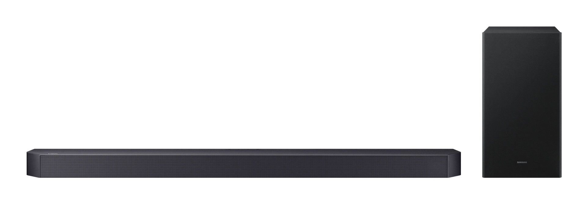 Samsung Q600F/Xn – Soundbar mit kabellosem Subwoofer – 3.1.2, HDMI eARC, Bluetooth 4.2, Titan, Schwarz