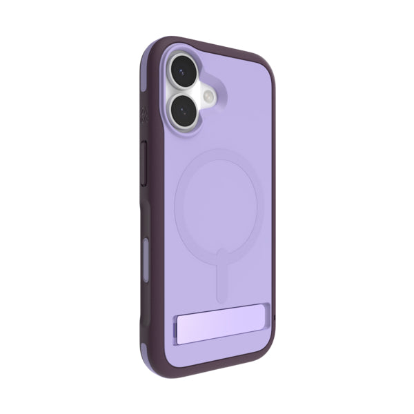 ZAGG Sedona Snap Backcover – für Apple iPhone 17, MagSafe, mit Ständer, Graphen, Violett, bis 4 m Sturzsicher
