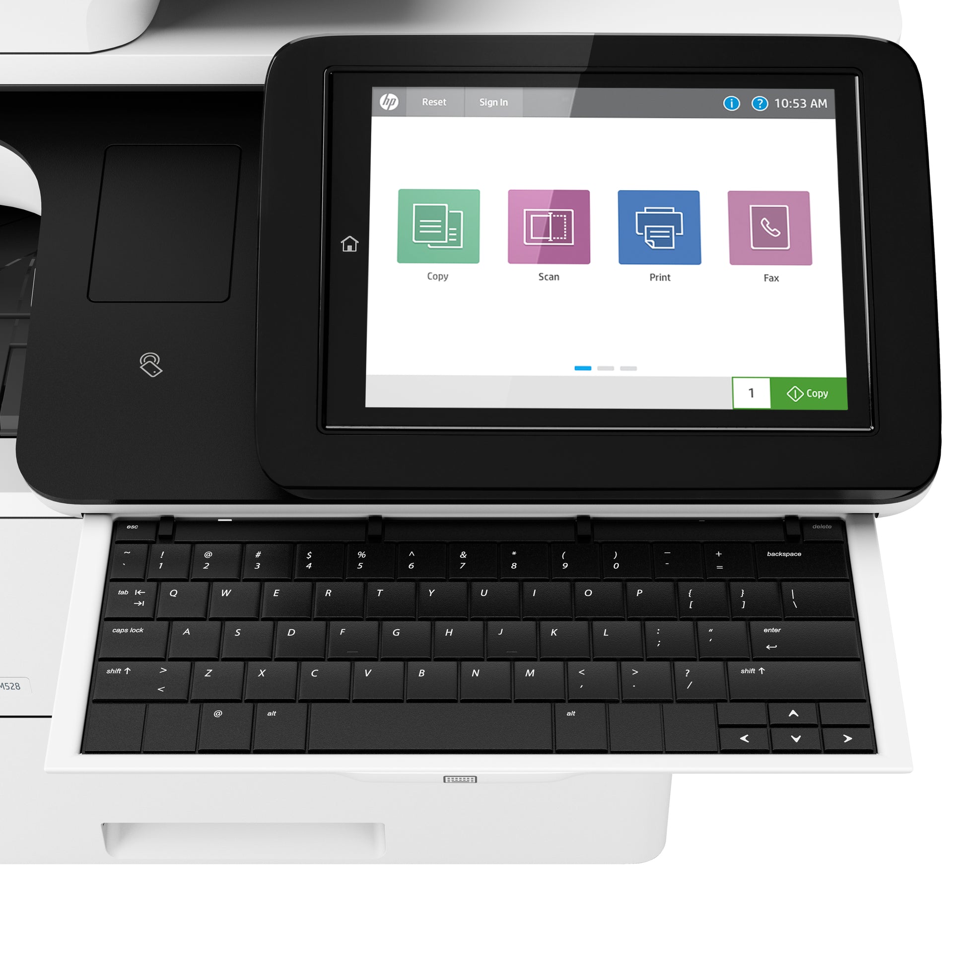 HP LaserJet Enterprise Flow M528Z – S/W Laser-MFP A4 – LAN – Duplex – 43 Seiten/Min S/W