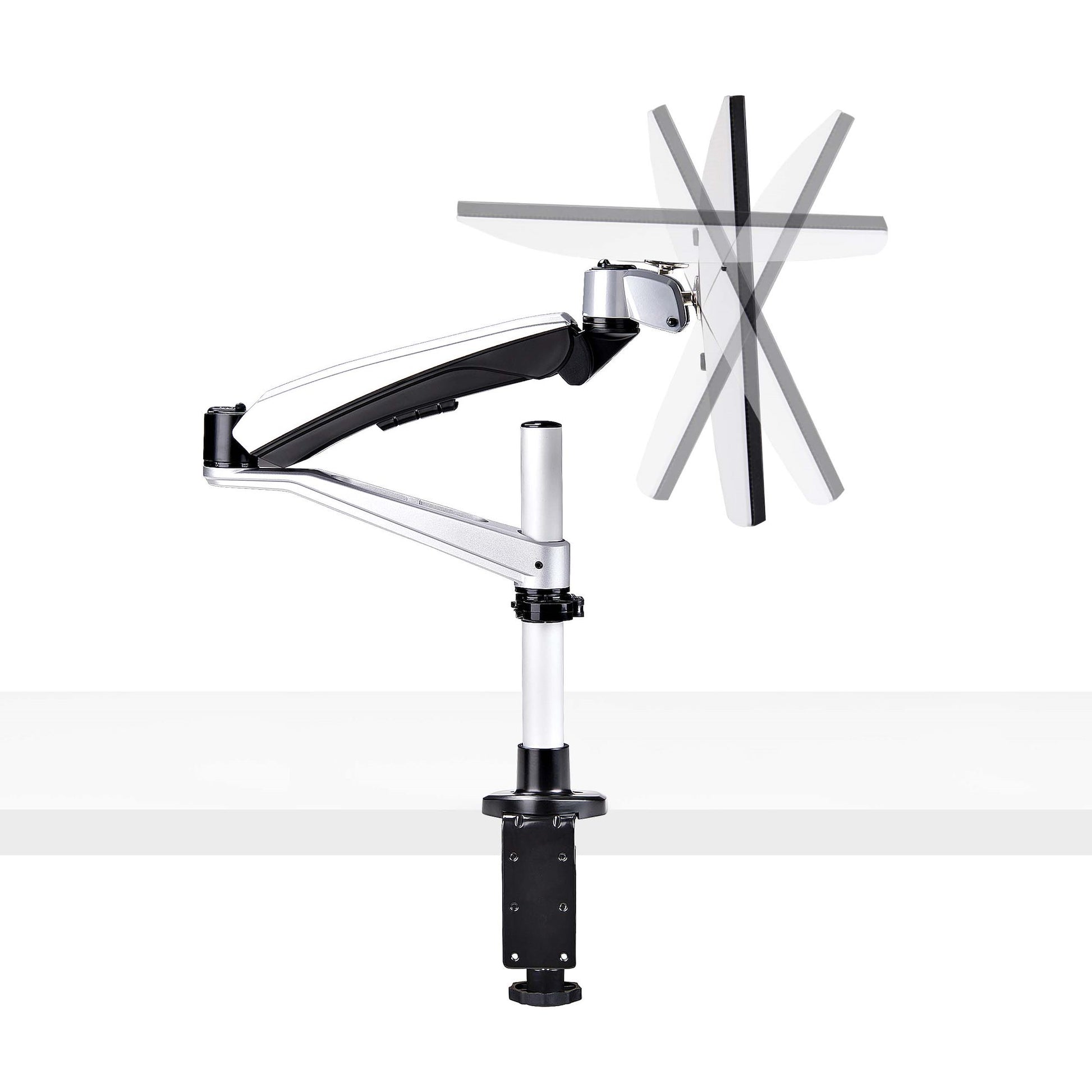 StarTech.com Monitorarm Tischhalterung – Klemme/Durchführung – 1 Monitor – 17–30" – VESA 75×75/100×100 mm