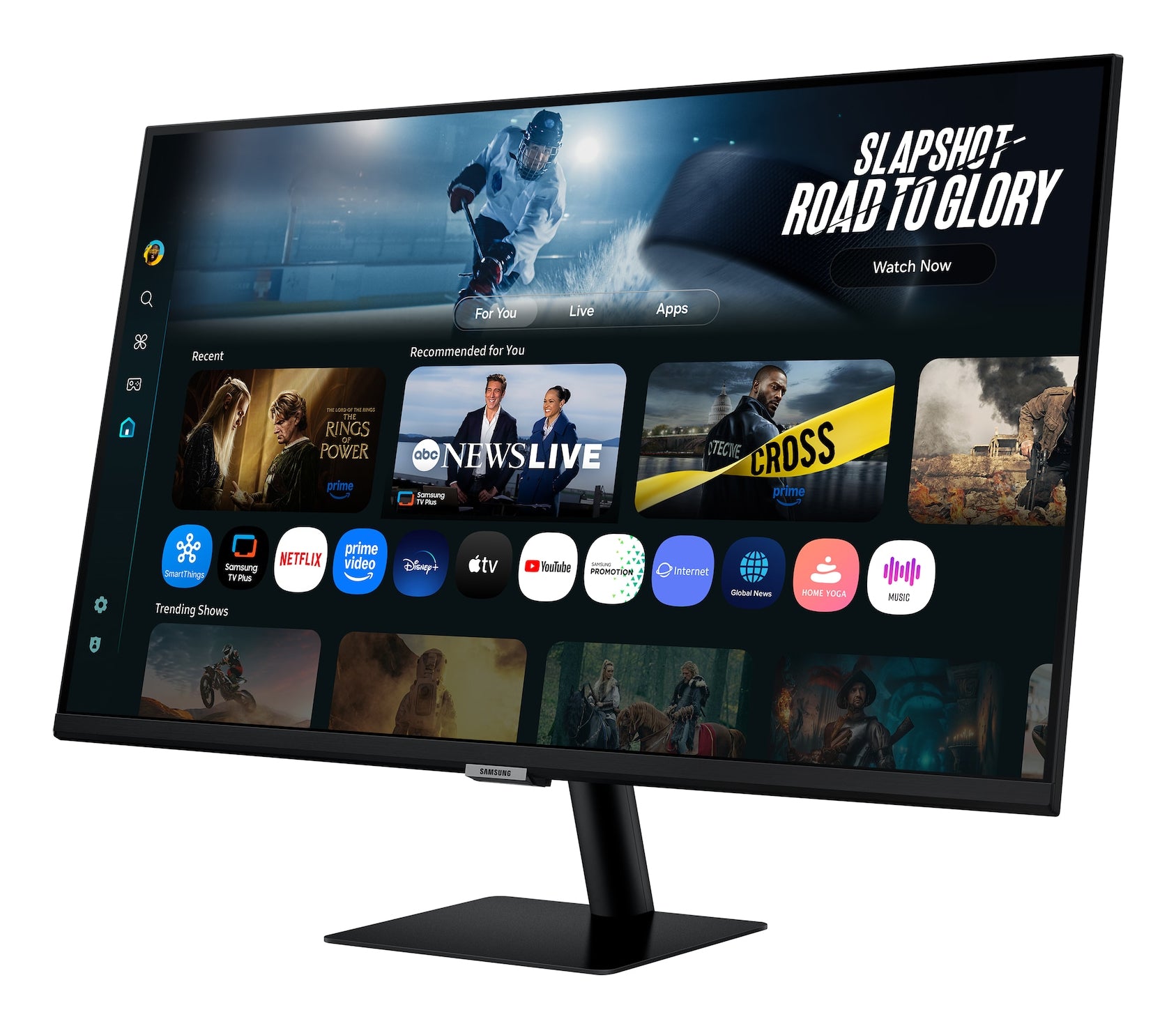 Samsung M7 M70F – Monitor, 32" 3840 × 2160 (UHD 4K), LCD, Schwarz