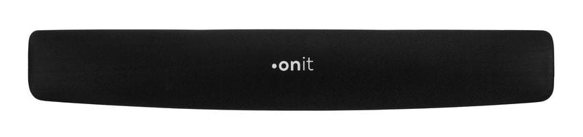 ONIT Handgelenkauflage für Tastatur – Gel – Schwarz – 400 × 60 mm – rutschfest