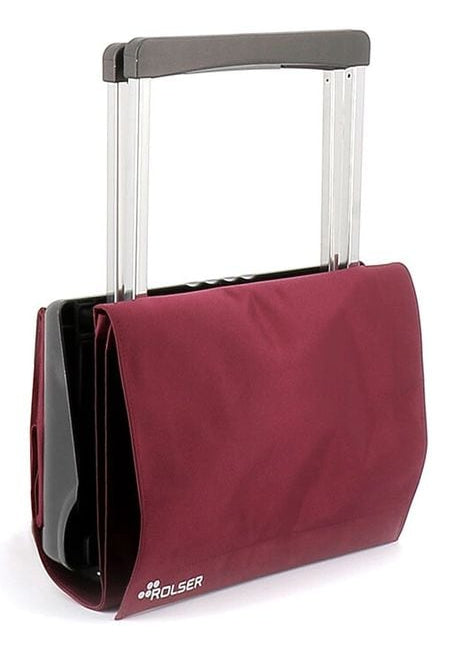 Rolser Plegmatic MF – Trolley, 40 l, 2 Rollen, Polyester, Bordeaux, 37 × 58 × 19 cm