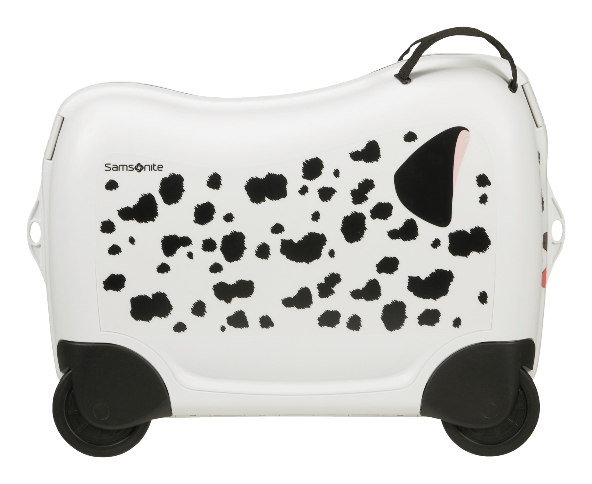 Samsonite Kindertrolley Dream2Go Rider Handgepäck – 30 l, Hartschale, 4 Rollen, Welpenmuster, 52 × 38 × 21 cm