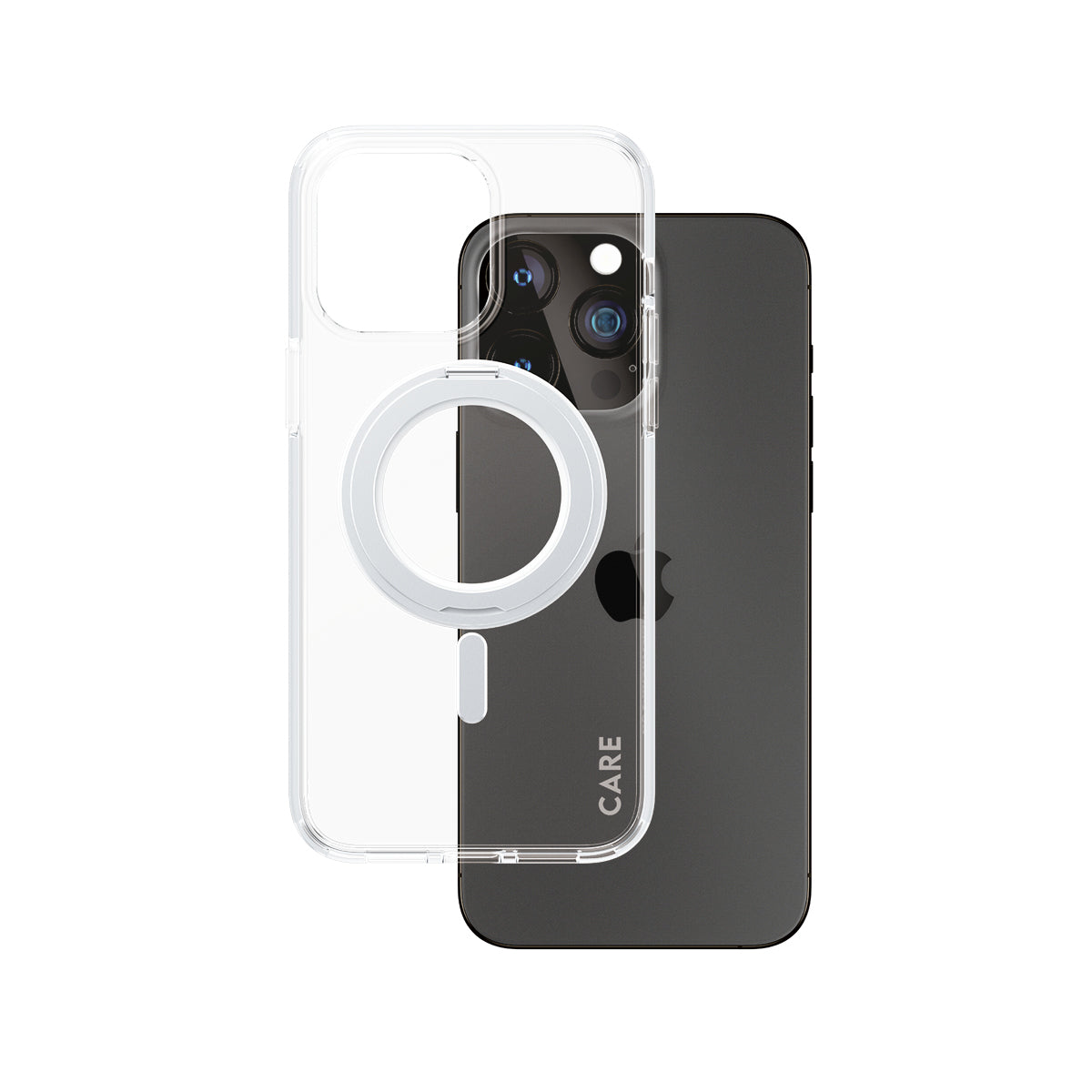 PanzerGlass CARE – Backcover – für Apple iPhone 15 Pro Max – transparent – Kunststoff – MagSafe-kompatibel