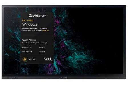 Sharp PN-LA752 – 75" Signage-Display – 4K UHD – LCD (IPS) – InGlass-Touch (20-Fach) – 60 Hz – 500 cd/m² – 24/7