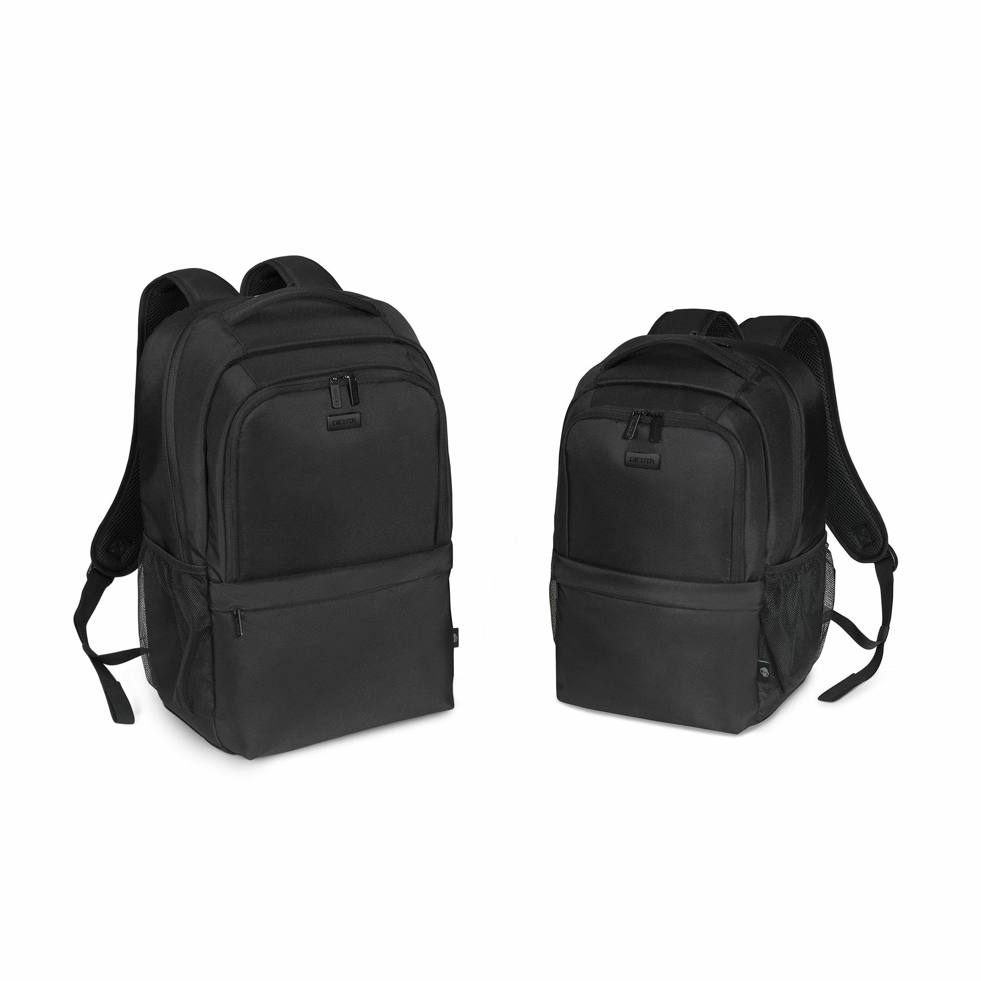 DICOTA Notebook-Rucksack für Notebooks bis 17,3" – 100% recyceltes PET, wasserabweisend – Schwarz