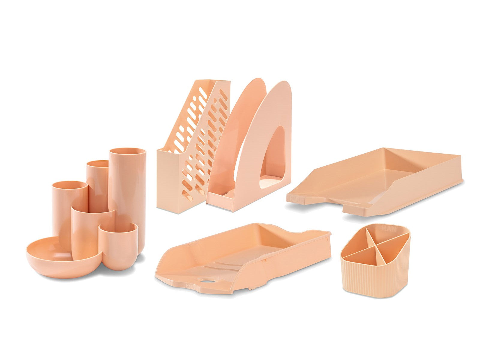 HAN Re-LOOP – Briefkorb für A4/C4, Kunststoff (recycelt), Orange, 259 × 63 × 351 mm