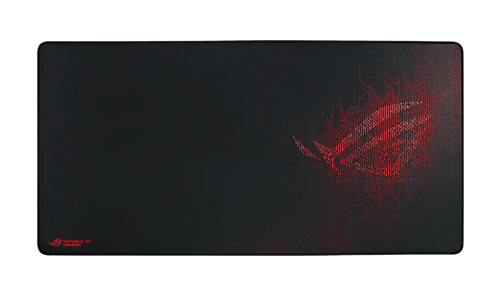 ASUS ROG Sheath – Gaming-Mauspad – 900 × 440 × 3 mm, Stoff/Gummi, Schwarz, Rot