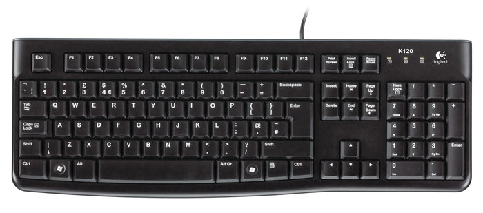 Logitech for Business K120 – Tastatur, für Windows 7, Windows XP, Windows Vista, schwarz