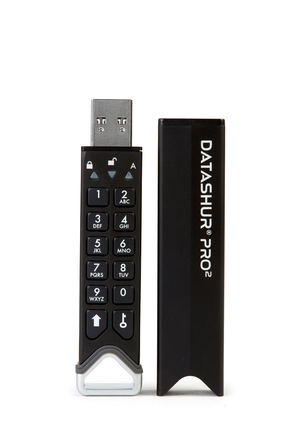 iStorage datAshur PRO2 USB-Stick 4 GB – USB-A USB 3.2 Gen 1, 168/128 MB/s, AES-256, FIPS 140-2 Level 3, IP68