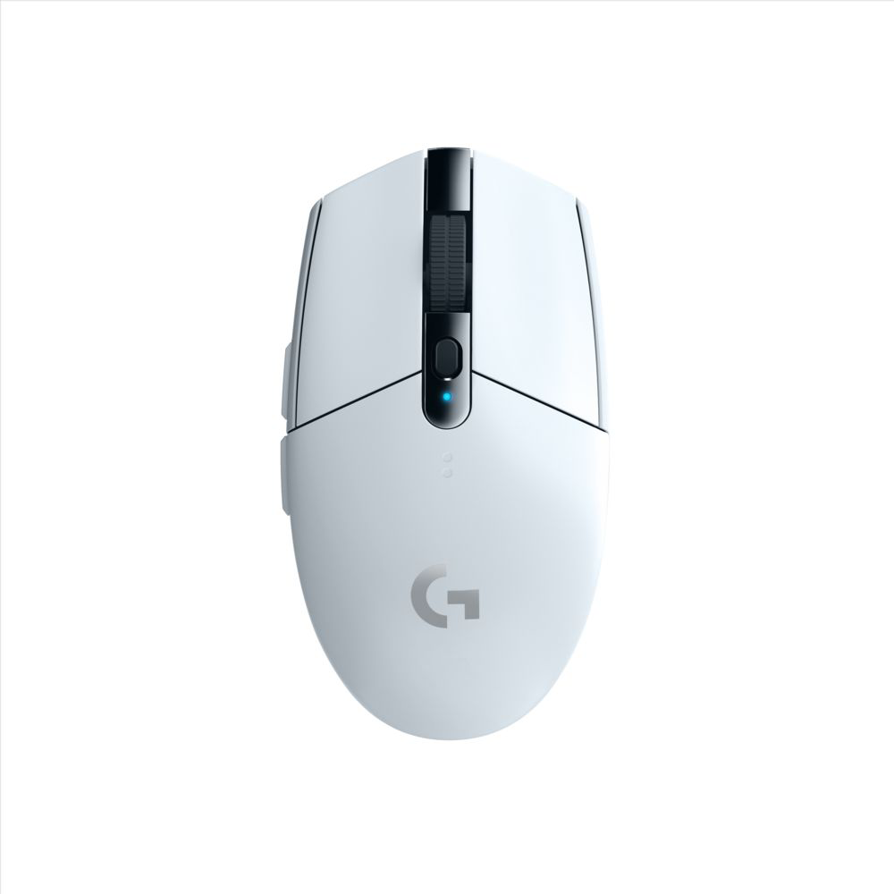 Logitech G G305 – Gaming-Maus – Kabellos (Bluetooth/2,4 GHz), 12000 DPI, Rechts, Weiss