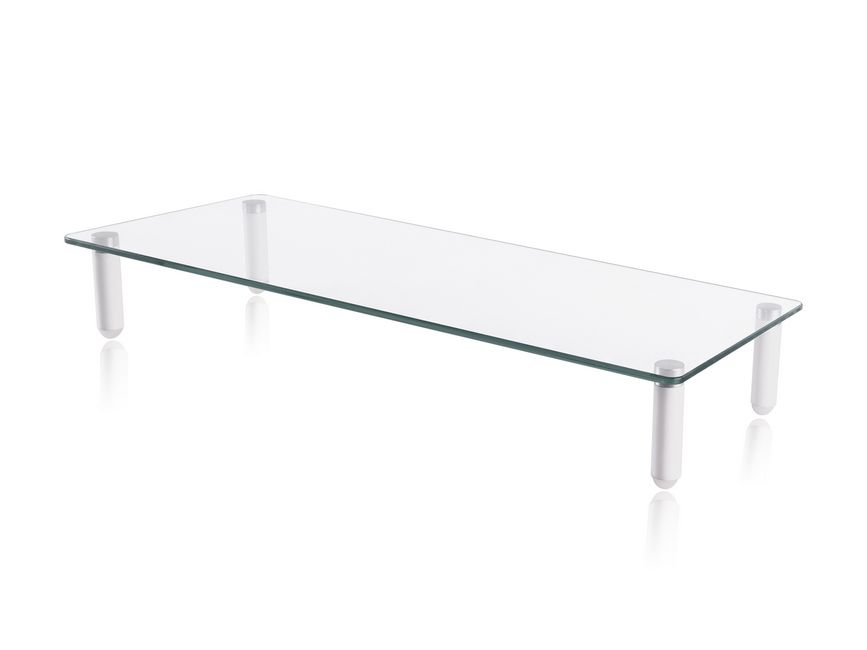 Equip 650882 – Monitor-Tischständer – freistehend – 1 Monitor – bis 20 kg/Monitor – Kabelmanagement, Transparent
