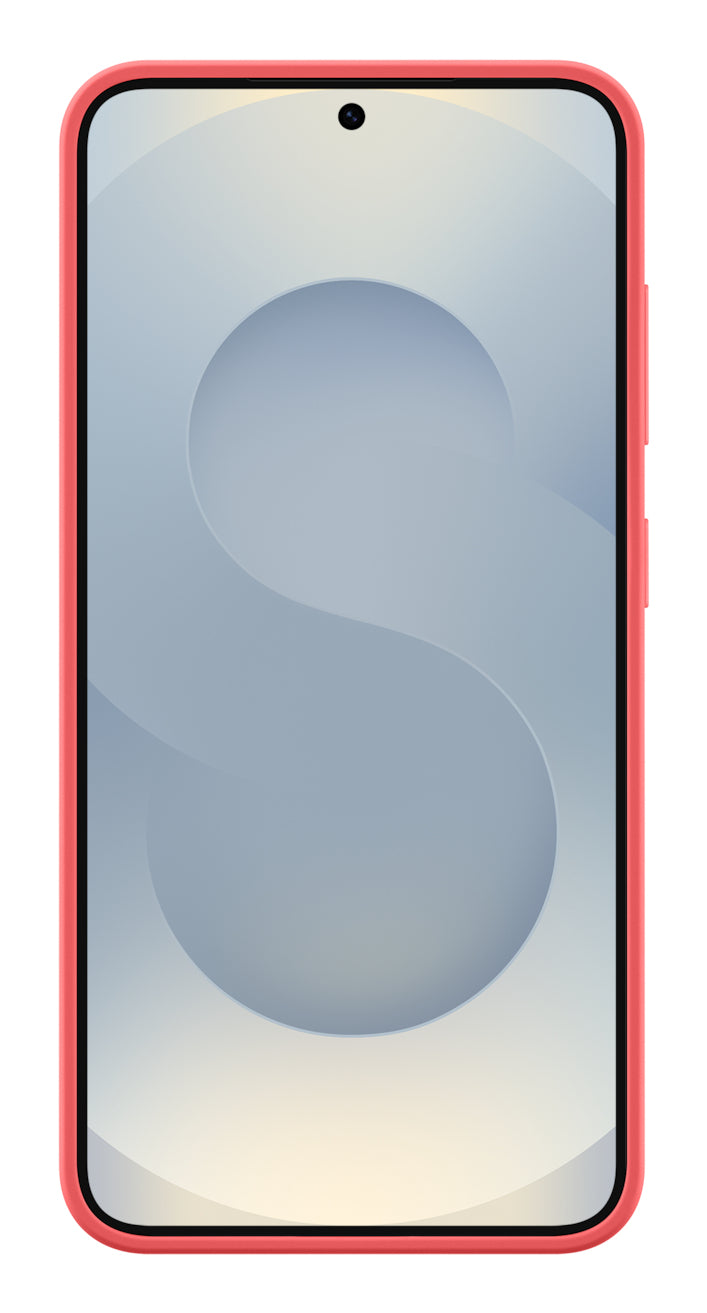 Samsung Backcover – für Samsung Galaxy S25, Silikon, Rot