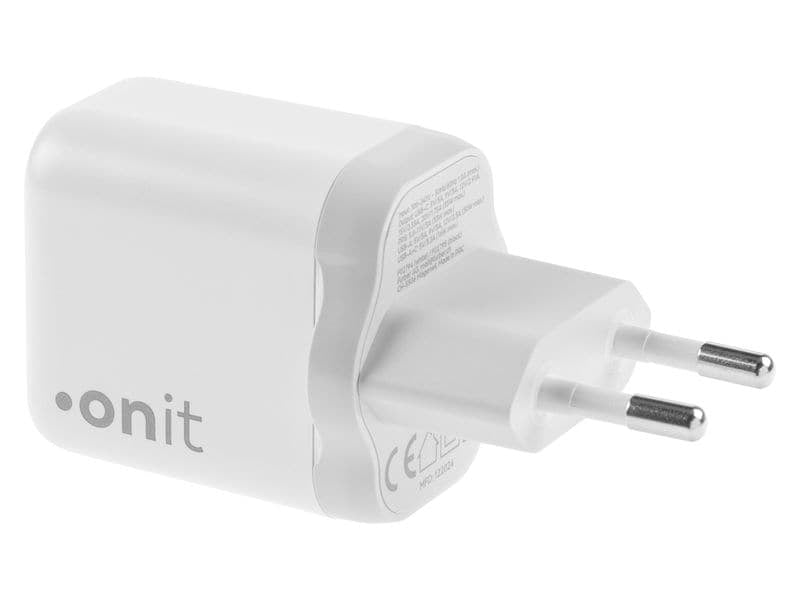 ONIT F02794 USB-Ladegerät 35 W – USB-C×1, USB-A×1 – PD 3.0, PPS, QC 3.0, GaN