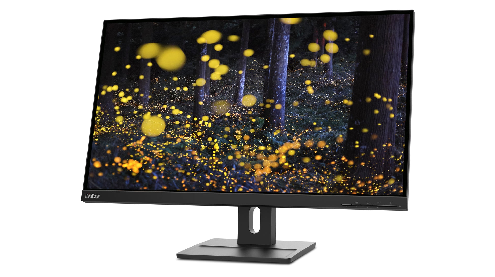 Lenovo ThinkVision E27q-20 – Monitor, 27" WQHD (2560 × 1440), IPS, 75 Hz, 350 cd/m², VESA 100 × 100, Schwarz