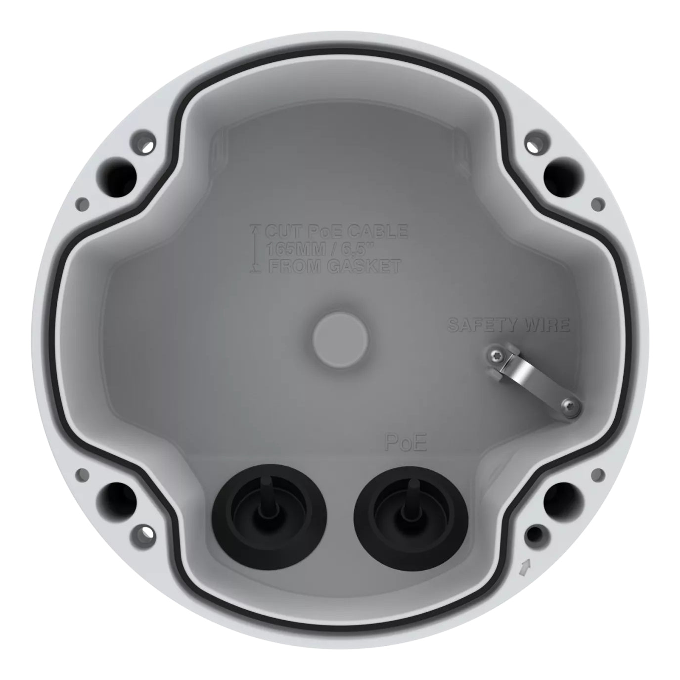 Axis TP1602-E Anschlussbox – IP66, für P1455-LE, P1467/8-LE, weiss