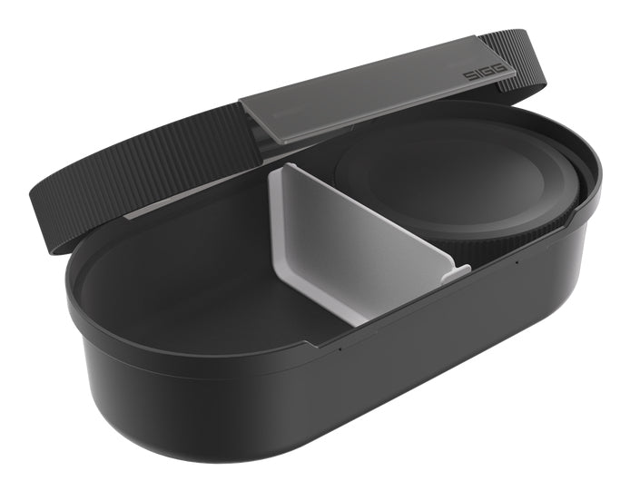 SIGG Lunchbox Lumo L – 2-teiliges Set, 1 l & 300 ml, 12,5 × 25 × 6,5 cm, Kunststoff (PP), spülmaschinenfest