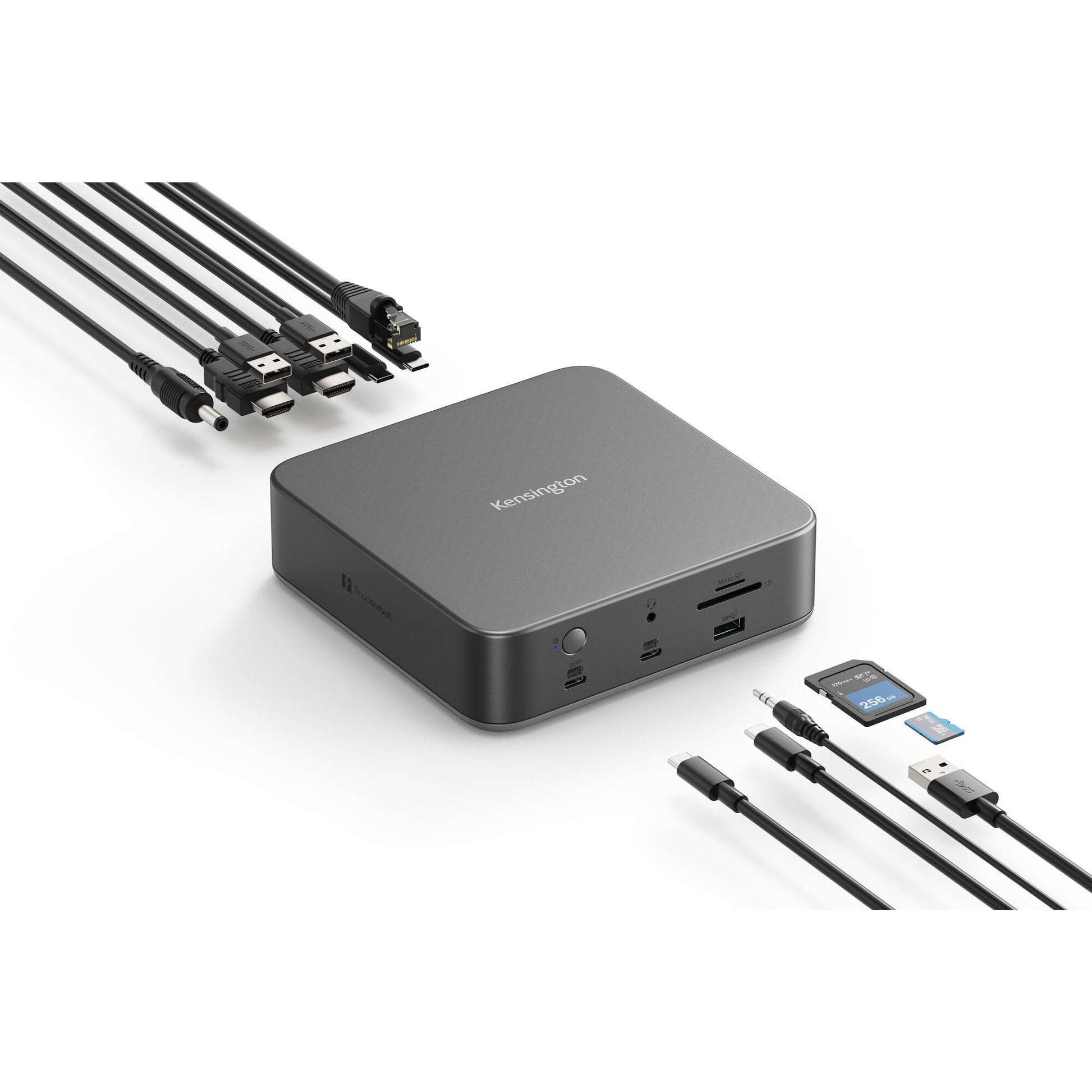 Kensington SD5010T5 EQ Dockingstation – Thunderbolt 5, 2× HDMI, 2× USB-A, 2× USB-C, 140 W PD, 2,5GbE