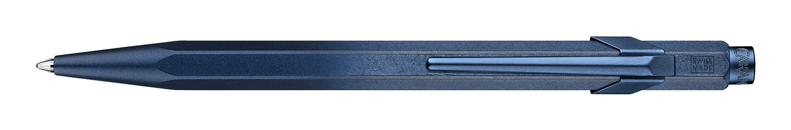 Caran d-Ache Caran d'Ache Kugelschreiber – Blau, Aluminium