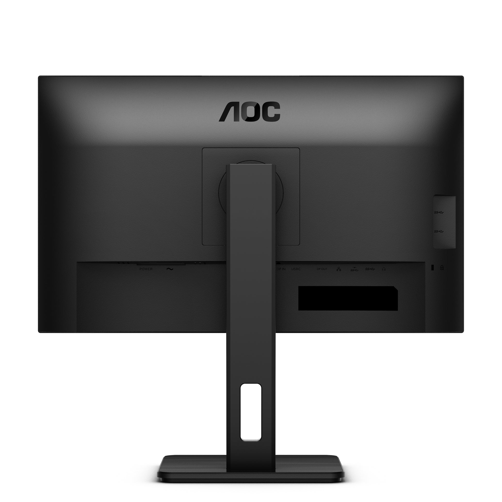 AOC Monitor, 27", IPS, 75 Hz, 350 cd/m², USB-C, Daisy Chain, USB-Hub, VESA 100 × 100, Schwarz