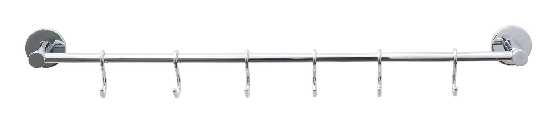 TESA Klebehaken – Metall, Chrom, 12 kg, Klebestreifen, 53,5×4,3 cm