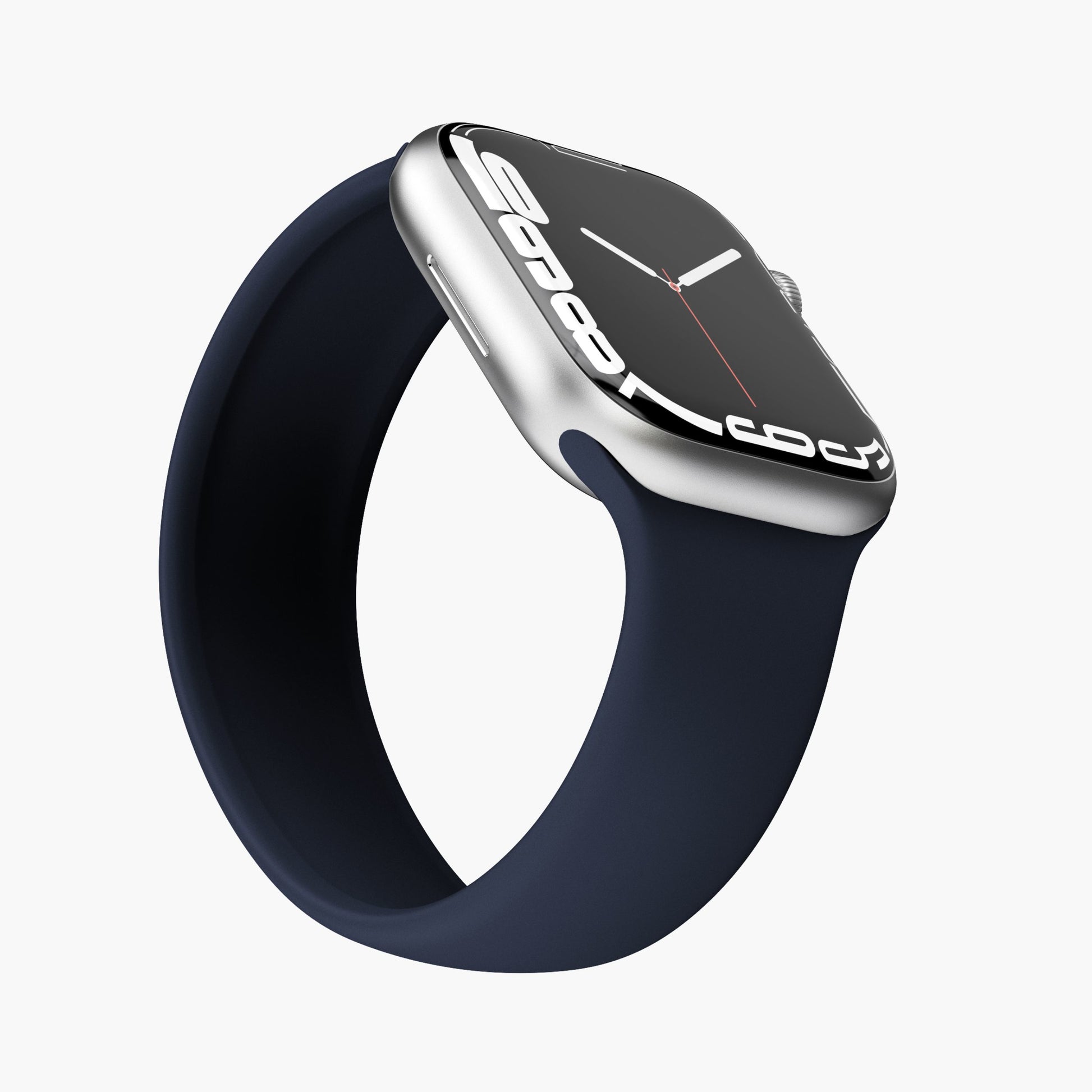 Vonmählen Solo Loop 2 – Armband – für Apple Watch (diverse Grössen), Navy, Bandgrösse S, Silikon