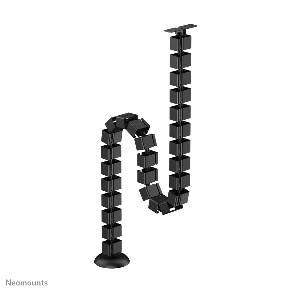 Neomounts ADS06-130BL Kabelführung – höhenverstellbar, schwarz, Kunststoff, B 994 × H 1292 × T 32 mm