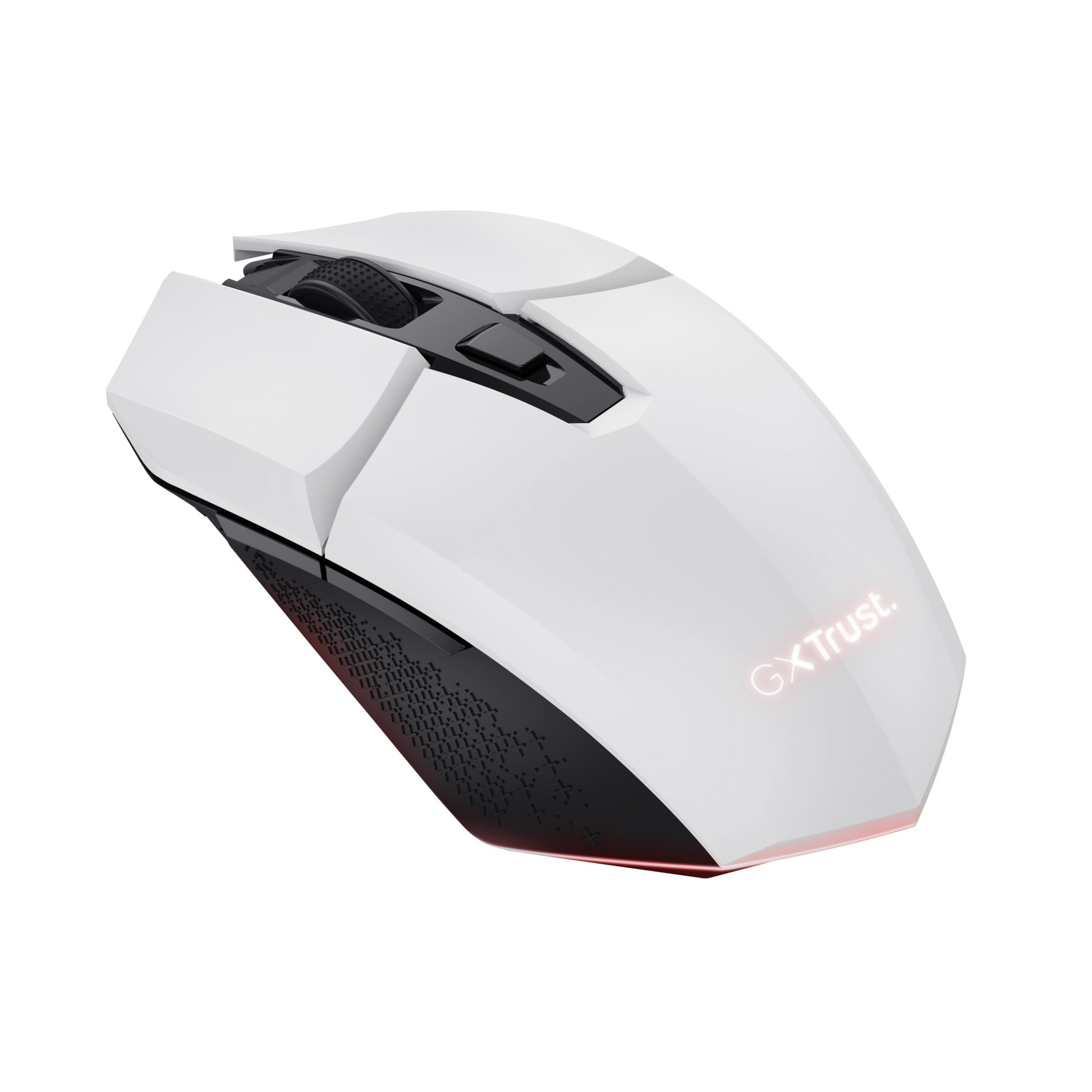 Trust GXT 110 Felox – Gaming-Maus – Kabellos (2,4 GHz), 4800 DPI, RGB-Beleuchtung, rechts, Weiss