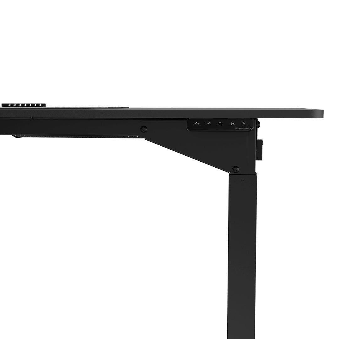 Ultradesk Uplift Gaming-Tisch – 160 × 75 cm, höhenverstellbar, schwarz, Stahl