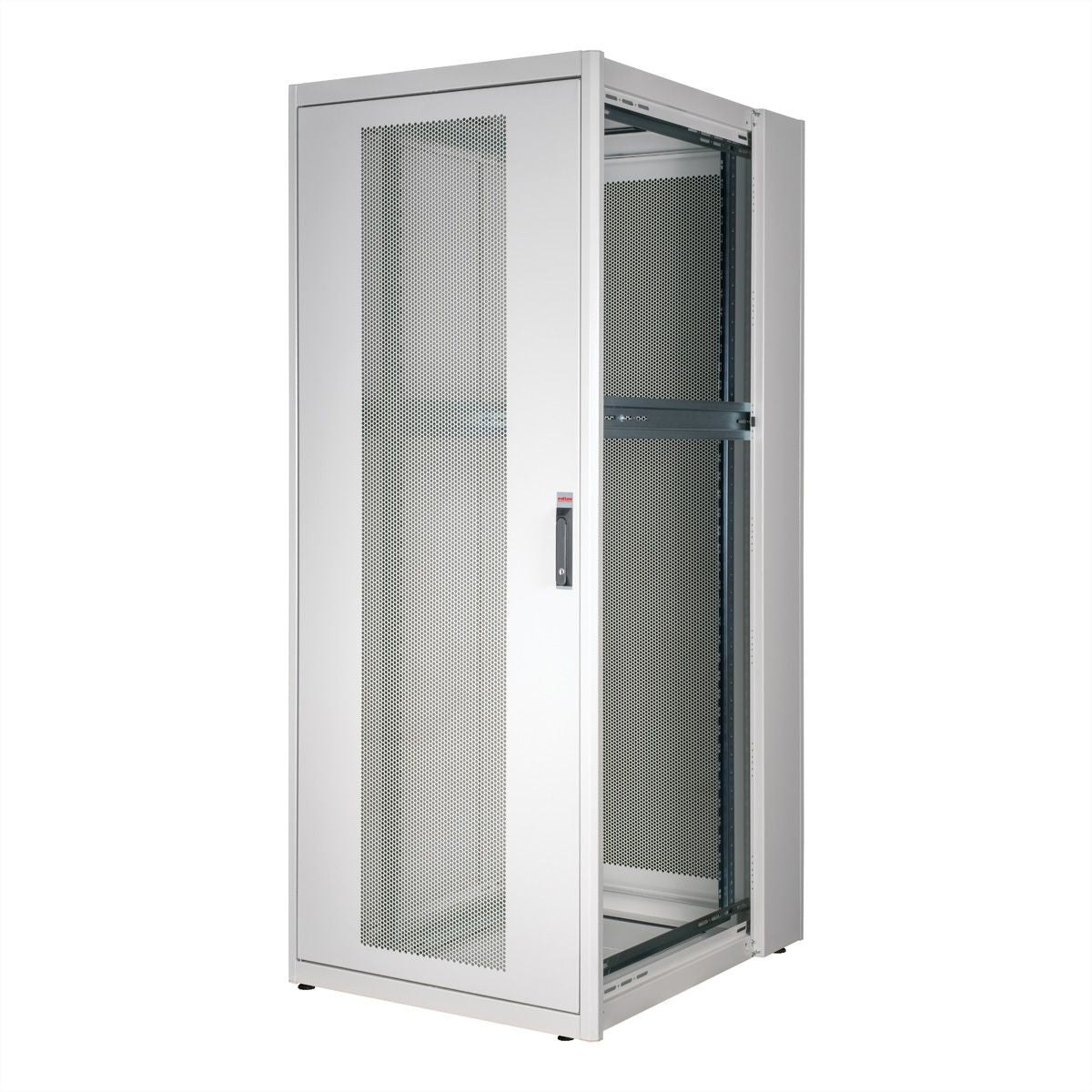 ROLINE Basic – 19" Netzwerkschrank 42U, IP20, abschliessbar, 800 × 1000 × 2010 mm, lichtgrau, Stahl