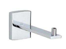 TESA Toilettenpapierhalter – Edelstahl, selbstklebend, 13,6 × 4,6 × 6,1 cm