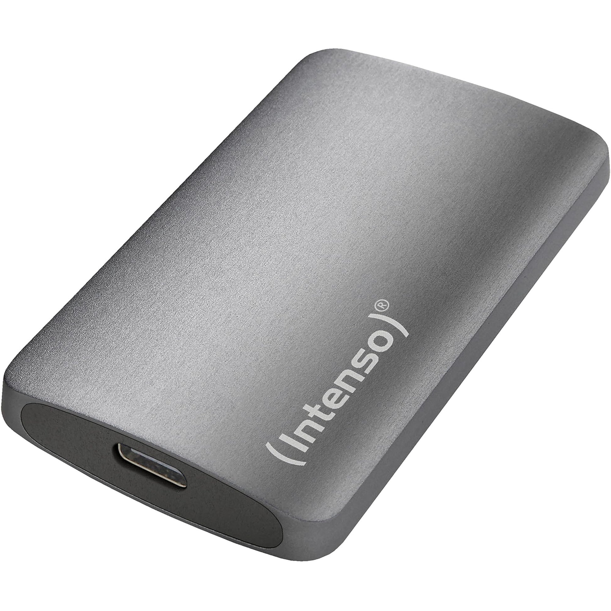 Intenso TX800 – 2 TB externe SSD, USB 3.2 Gen 2x2 (20 Gbit/s), USB-C, 72×40×9 mm, Anthrazit