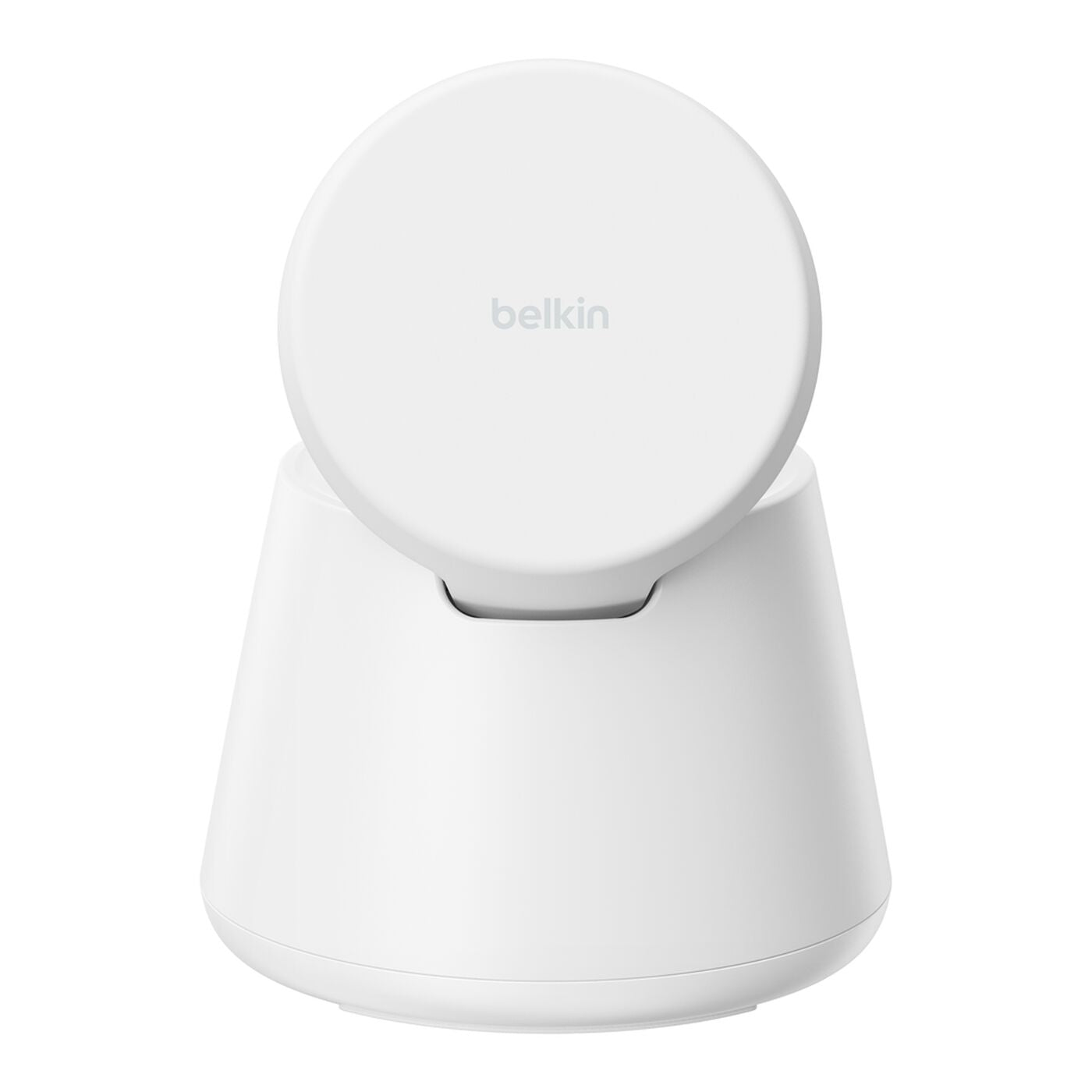 Belkin UltraCharge 3-in-1 Ladeständer – Qi2 – 45 W/25 W – für Smartphone/Smartwatch/Kopfhörer – Weiss
