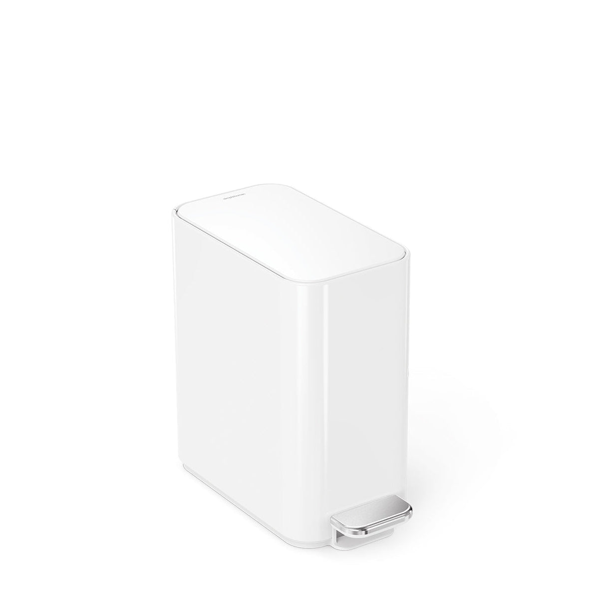 simplehuman Papierkorb – 5 l – Edelstahl – B × H × T 157 × 310 × 320 mm