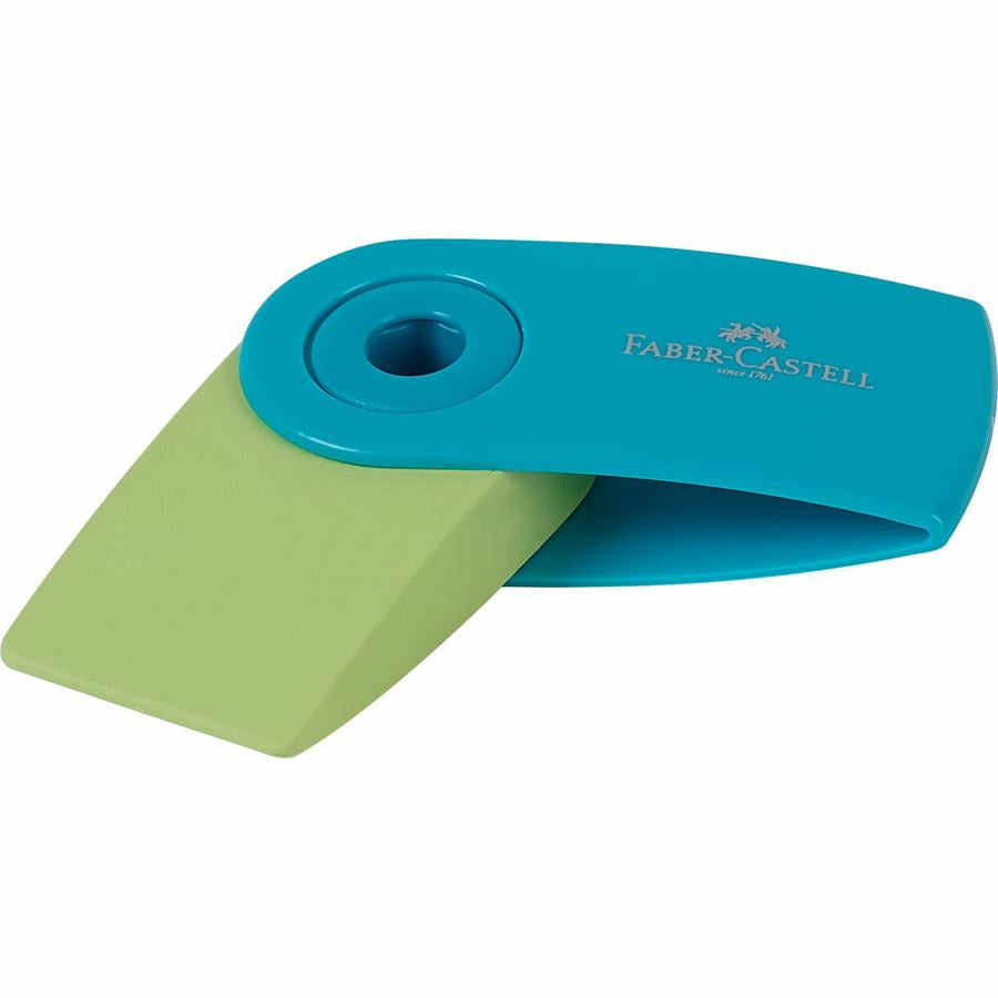 Faber-Castell Radiergummi SLEEVE MINI – PVC-frei, 54 × 25 × 13 mm, farbig sortiert, 1 Stk.