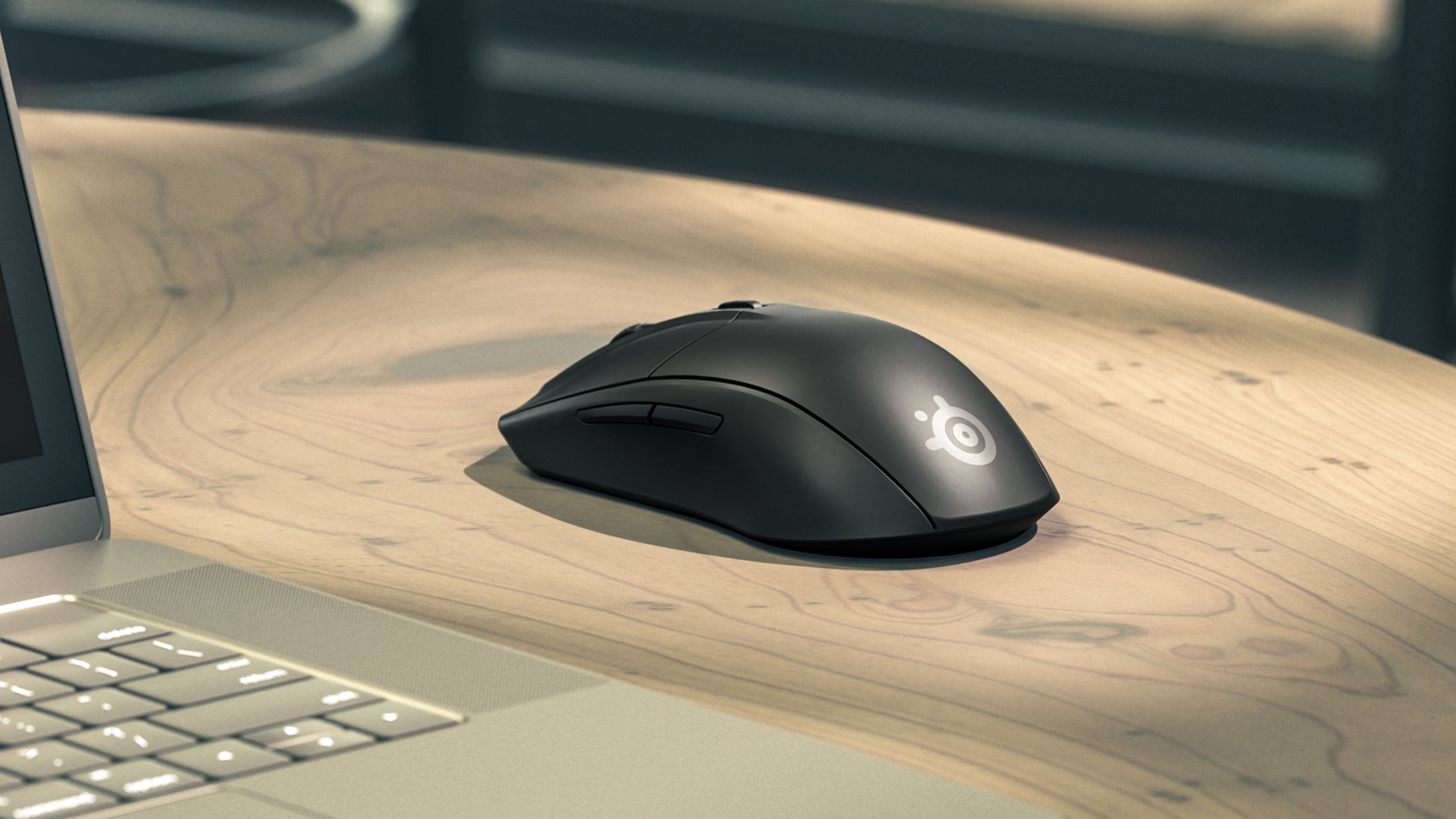 SteelSeries Rival 3 Wireless – Gaming-Maus – Kabellos (Bluetooth/2,4 GHz), 18000 DPI, Rechts, Schwarz