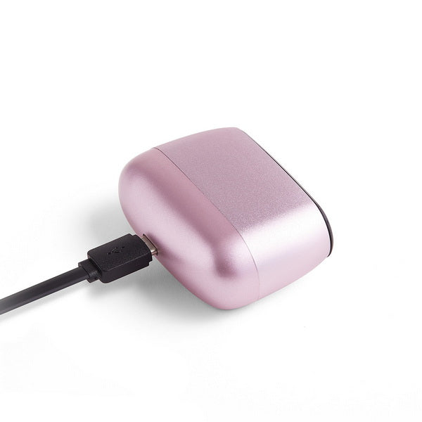 LEXON Digitalwecker – Schlummerfunktion, USB, 6,5 × 4,5 × 2,5 cm, Rosa