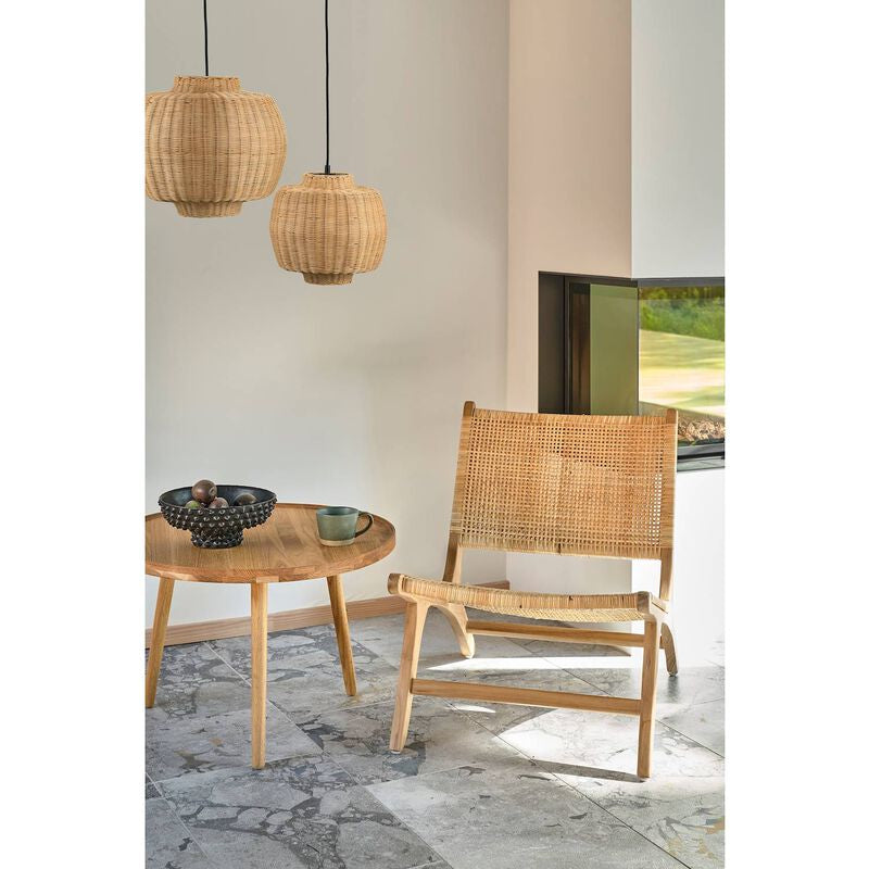 Villa Collection Pendelleuchte Vilna – E27, 40 W, Ø 40 cm, H 35 cm – Natur