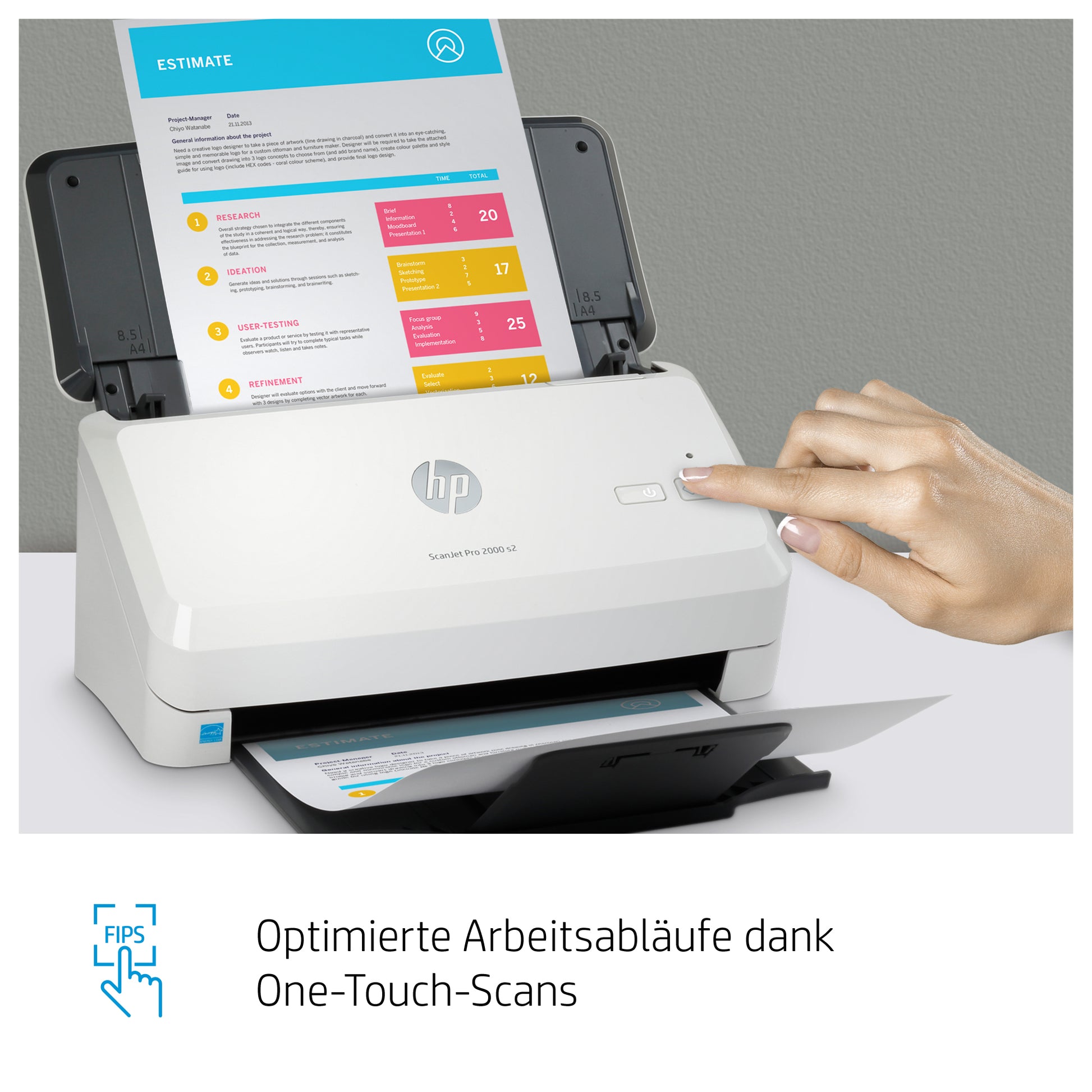 HP ScanJet Pro 2000 S2 – Dokumentenscanner