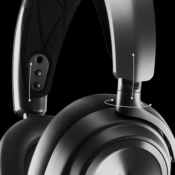 SteelSeries Arctis Nova Pro – Over-Ear Gaming-Headset – USB-A, Surround-Sound – Schwarz – bis 44 h