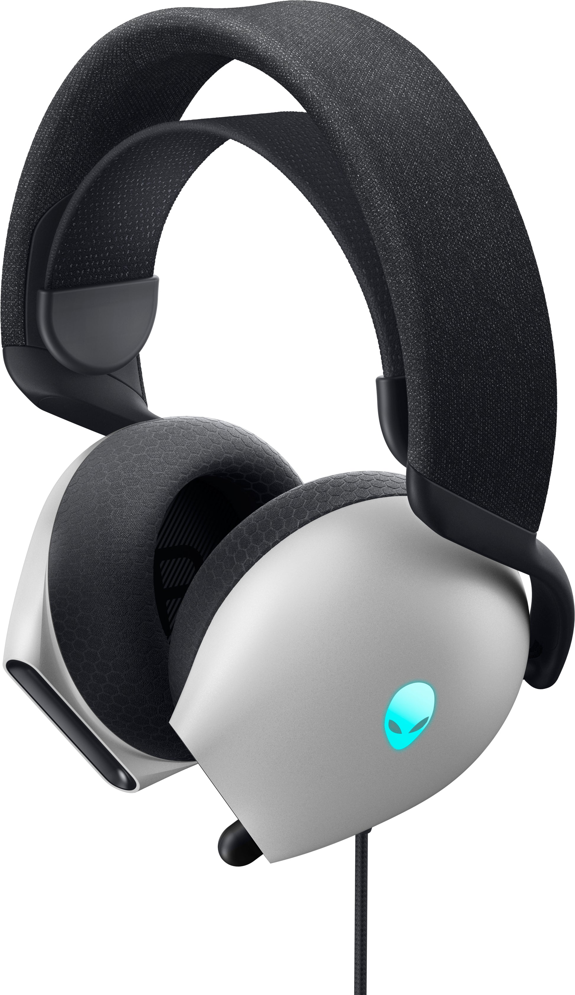 Alienware AW520H Gaming-Headset – Over-Ear, Stereo, Verkabelt (USB-A, 3,5 mm Klinke), Weiss